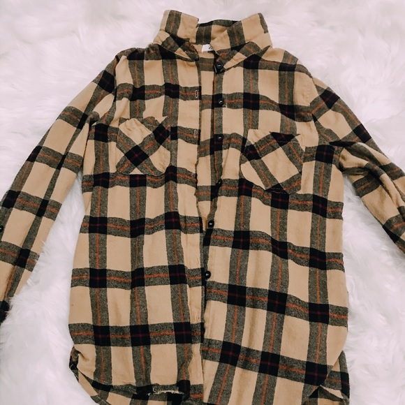 mustard plaid flannel | f21 - Picture 1 of 2